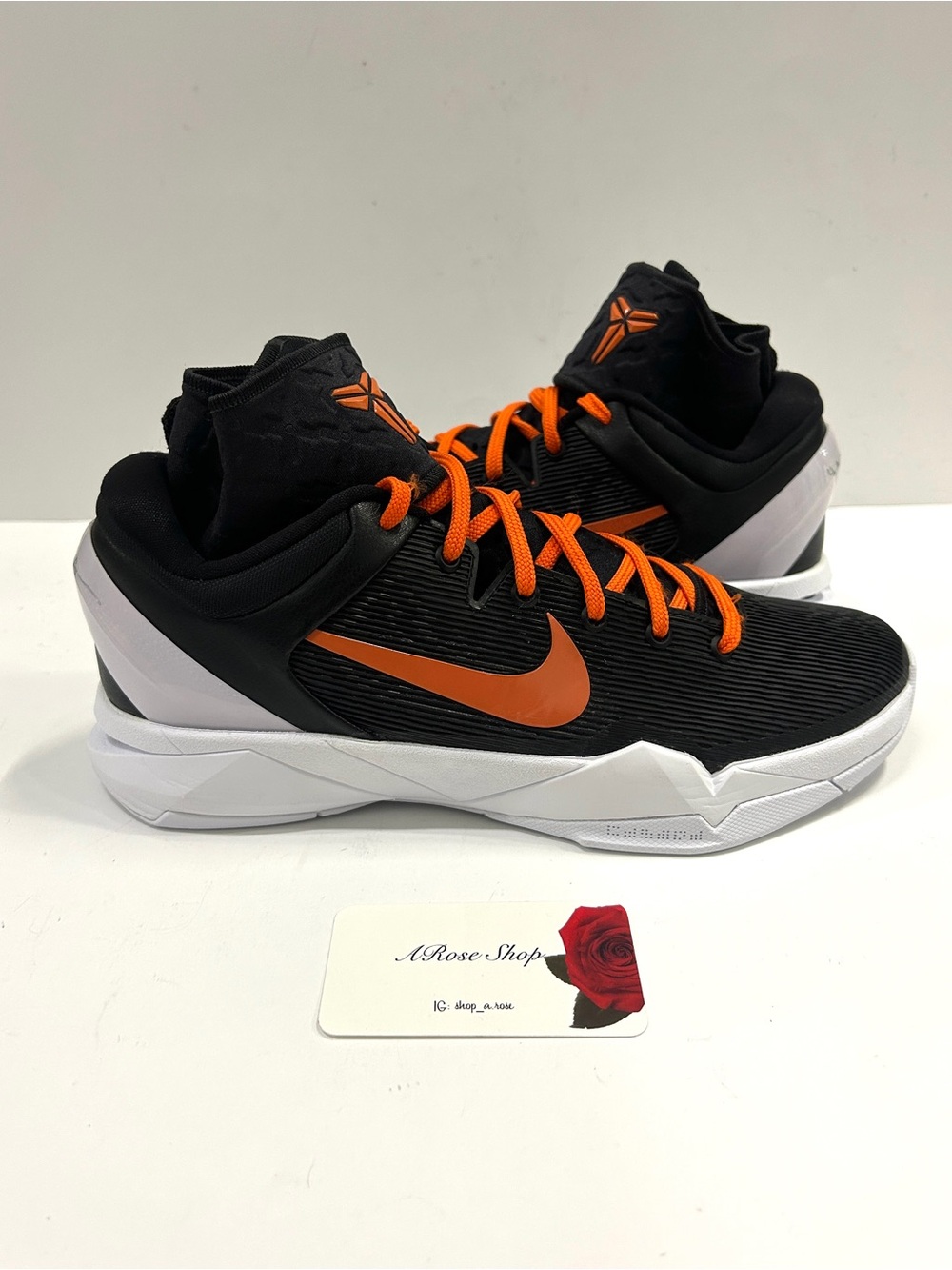 Nike Kobe 7 iD ‘Black Orange’ (531477 994) Shoes Size: 10 M